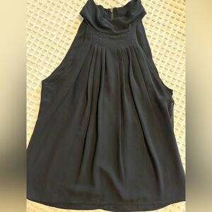Elegant Black Sleeveless Blouse EUC